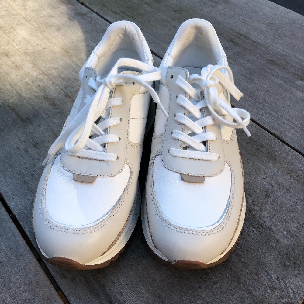 Madewell Kickoff Trainer Sneakers in Neutral Colorblock Leather